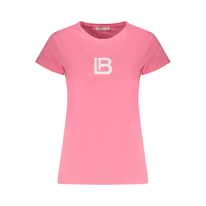 Laura Biagiotti Pink Cotton T-Shirt