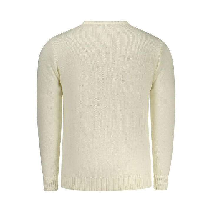 Rifle White Wool Sweatshirt