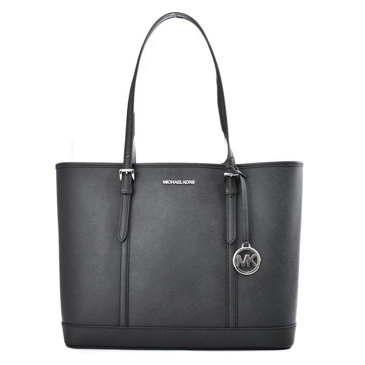 Michael Kors Black Leather Tote Bag