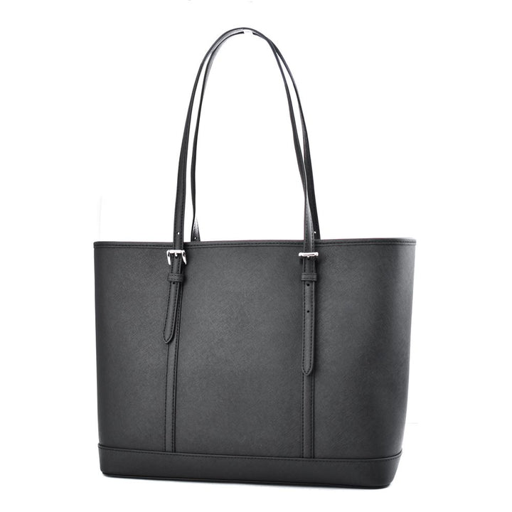 Michael Kors Black Leather Tote Bag