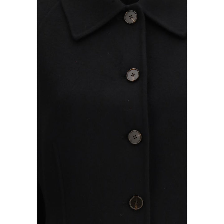 Rohe Black Wool Coat