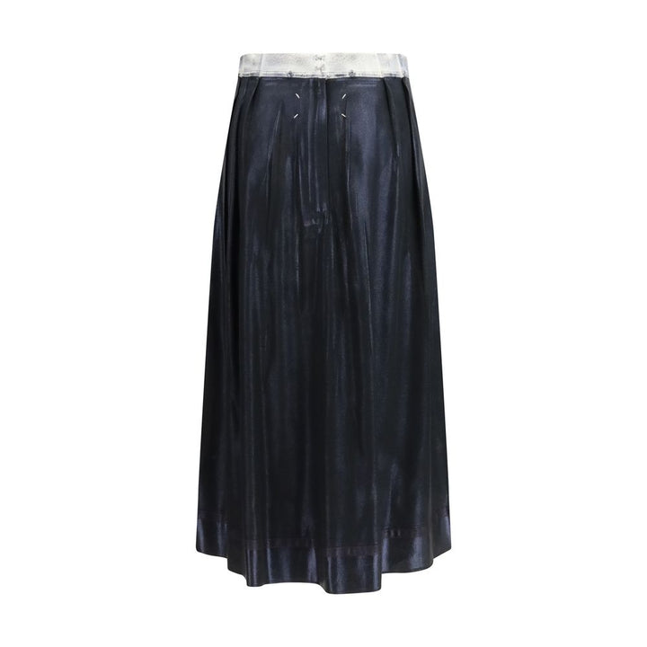 Margiela Blue Acetate Midi Skirt