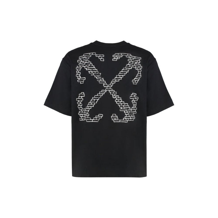 Off-White Black Cotton T-Shirt