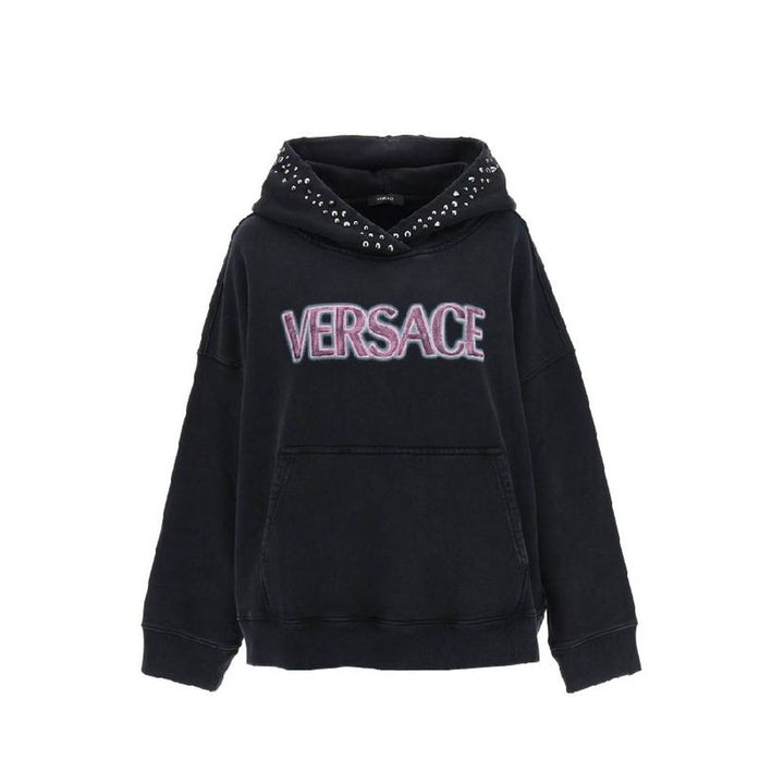 Versace Black Cotton Sweatshirt