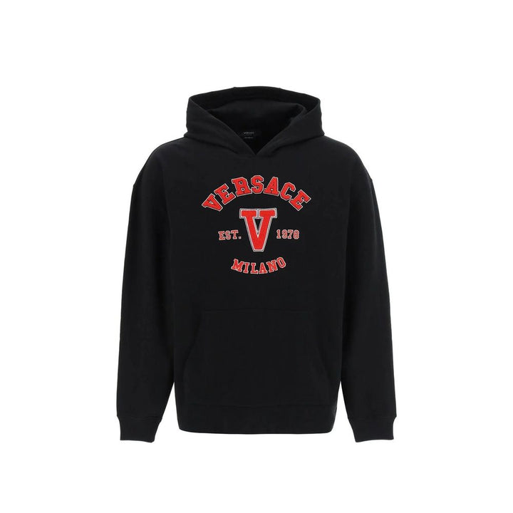 Versace Black Cotton Sweatshirt