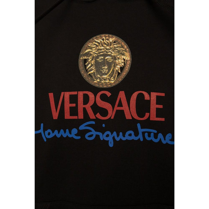 Versace Black Cotton Sweatshirt