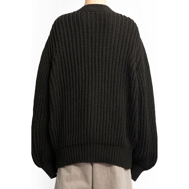 Lemaire Brown Cotton Cardigan