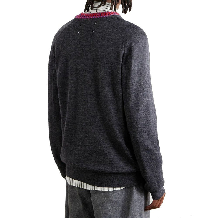 Maison Margiela Gray Wool Sweatshirt