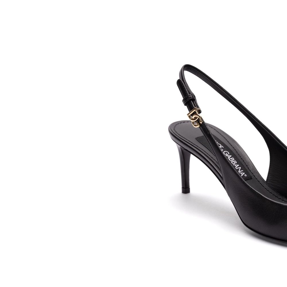 Dolce & Gabbana Black Calfskin Pumps