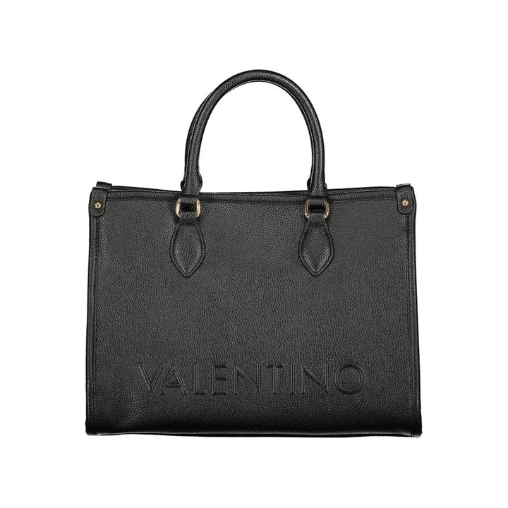 Mario Valentino Black Polyurethane Women Handbag