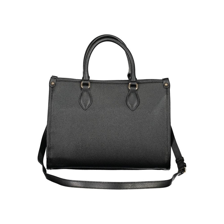 Mario Valentino Black Polyurethane Women Handbag