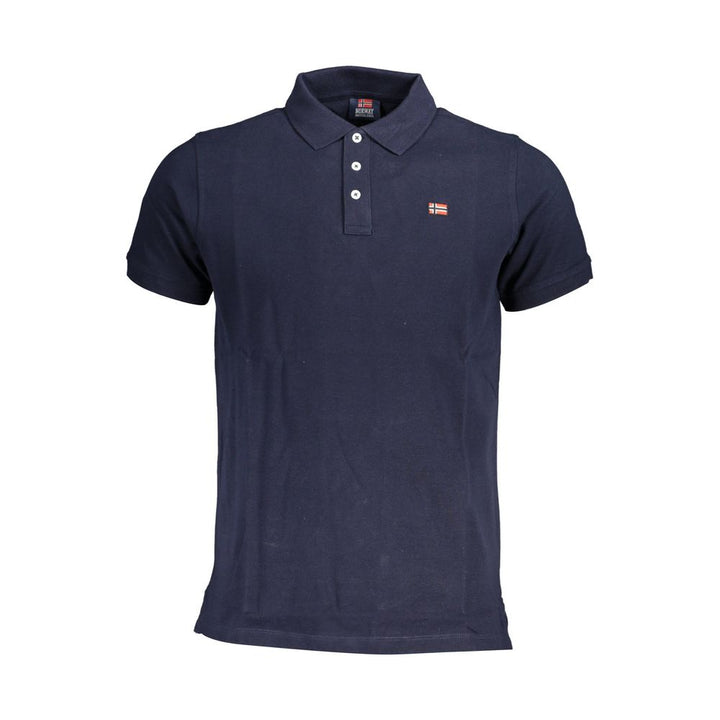 Norway 1963 Blu Cotton Men Polo