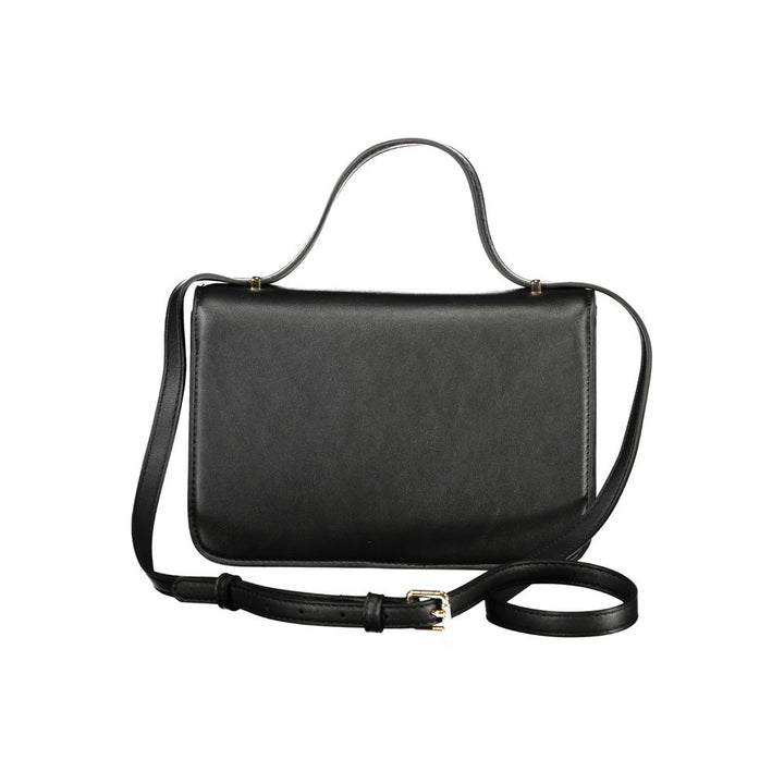 Mario Valentino Black Polyurethane Women Handbag