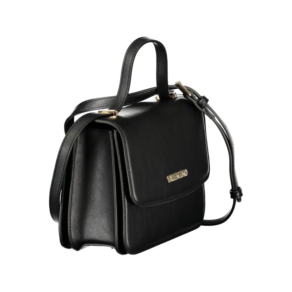 Mario Valentino Black Polyurethane Women Handbag