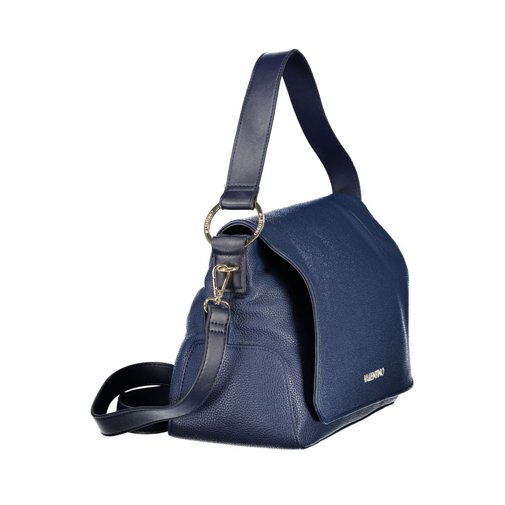 Mario Valentino Blue Polyurethane Women Handbag