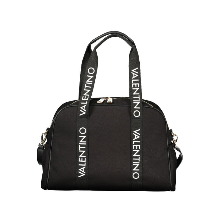 Mario Valentino Black Cotton Women Handbag