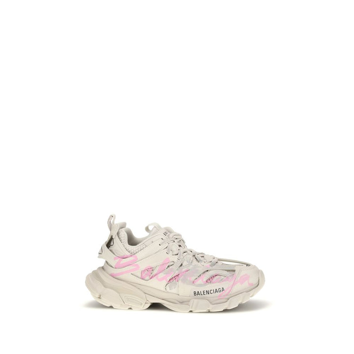 Balenciaga Beige Polyester Athletic Sneakers