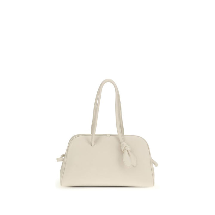 Jacquemus White Calf Leather Bos Taurus Handbag
