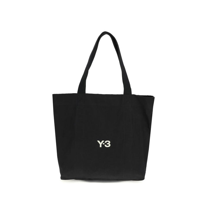 Y-3 Black Cotton Shoulder Bag