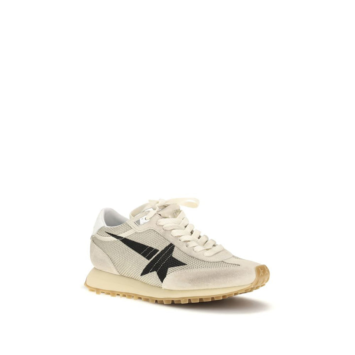 Golden Goose Beige Calf Leather Bos Taurus Athletic Sneakers