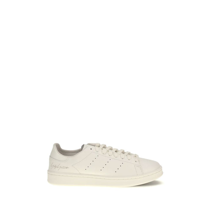 Y-3 White Calf Leather Bos Taurus Low Top Sneakers