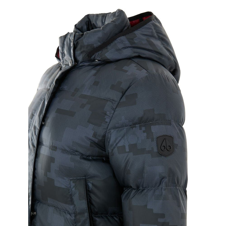 Moose Knuckles Gray Cotton Coat