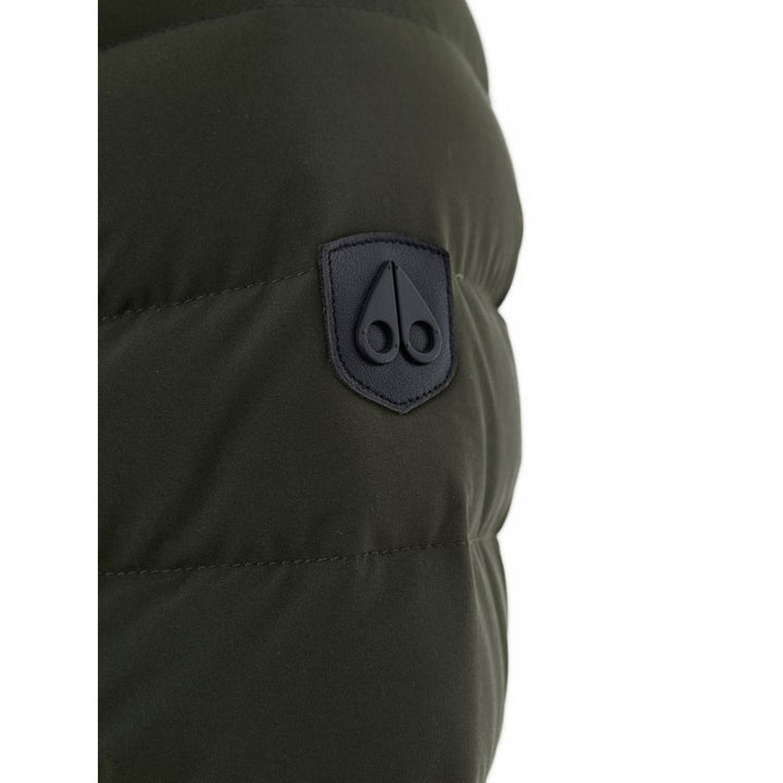 Moose Knuckles Green Nylon Full-Length Jacket