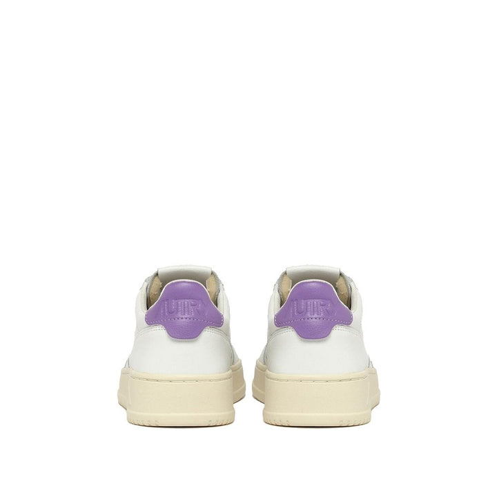 Autry White Leather Low Top Sneakers