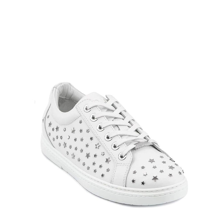 Jimmy Choo White Calfskin Sneakers