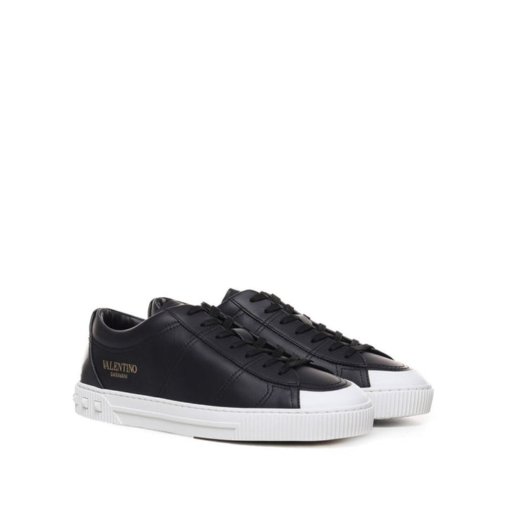 Valentino Garavani Black Calfskin Sneakers