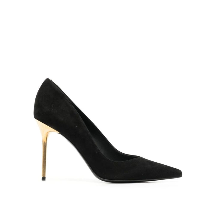 Balmain Black Leather Pumps