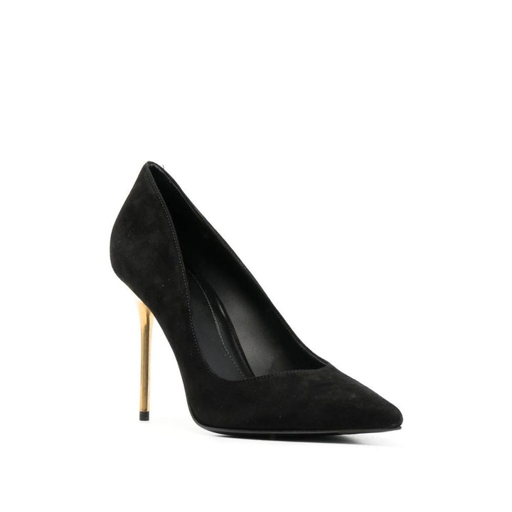 Balmain Black Leather Pumps