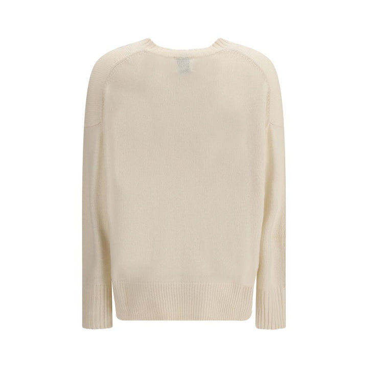 Allude Cream Cashmere Cashmere Sweater