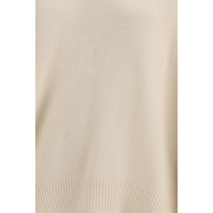 Allude Cream Cashmere Cashmere Sweater