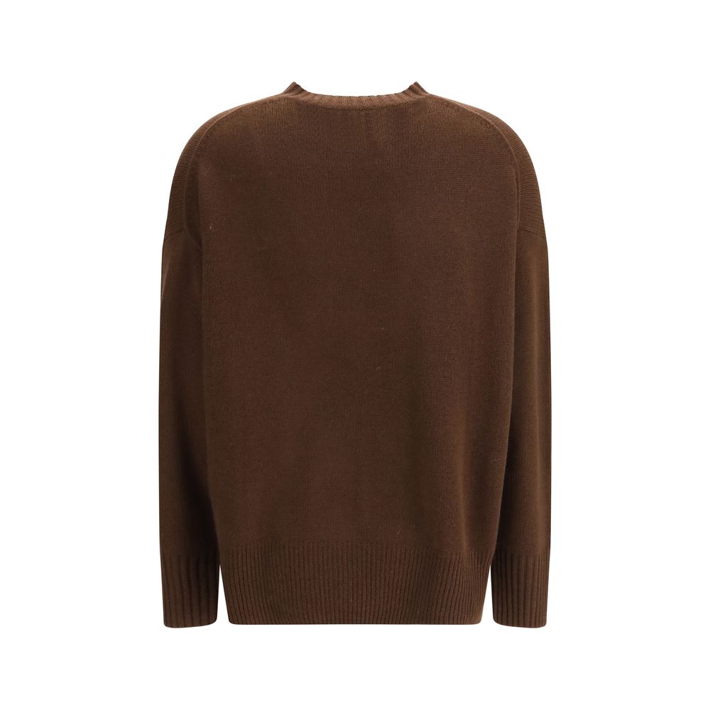 Allude Brown Cashmere Cashmere Sweater