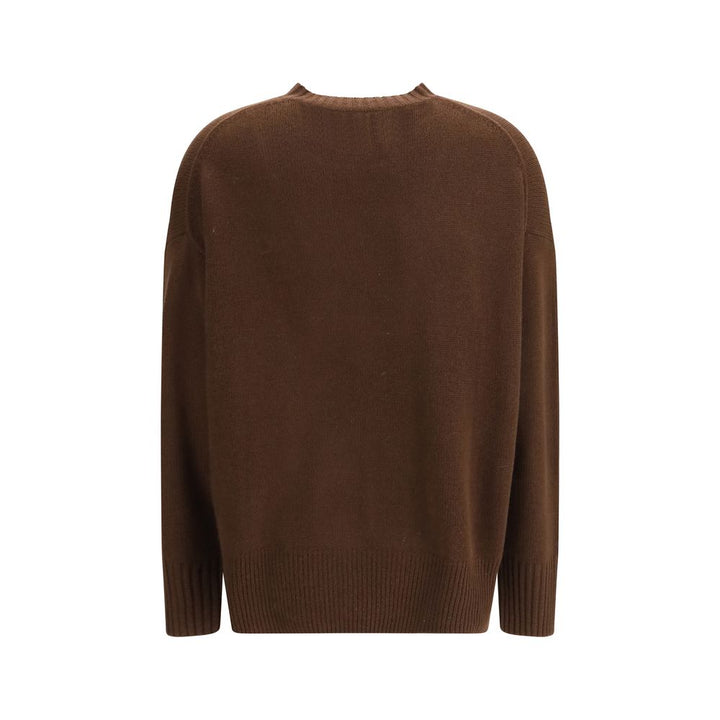 Allude Brown Cashmere Cashmere Sweater