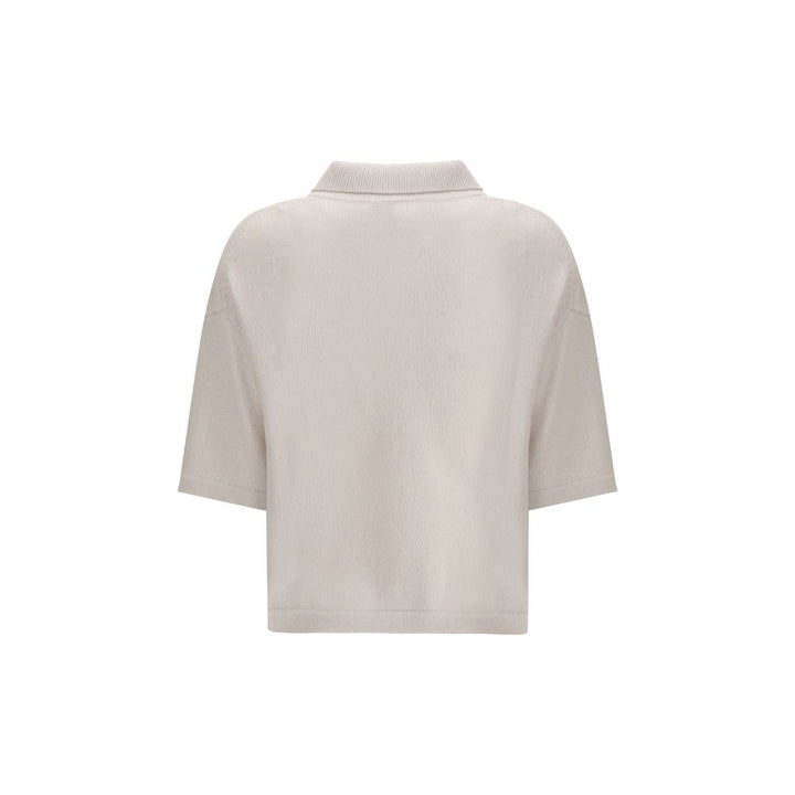 Allude Cream Cashmere Sweatshirt