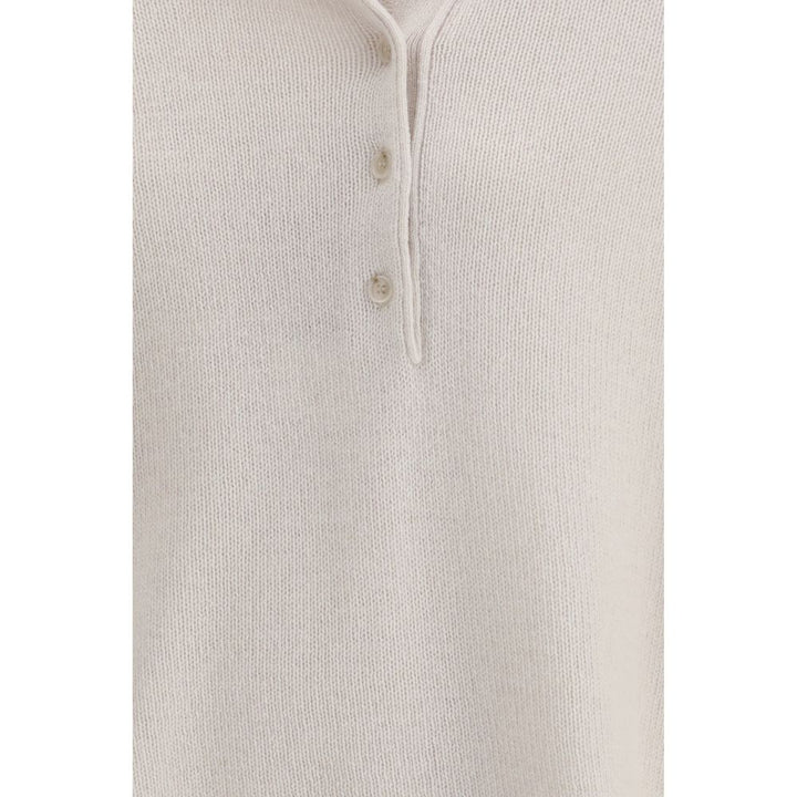 Allude Cream Cashmere Sweatshirt