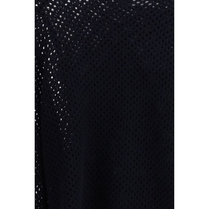 Allude Blue Fleece Wool Sweatshirt