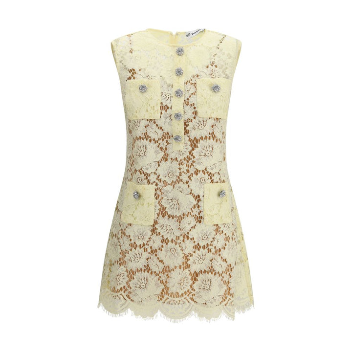 Self-Portrait Bicolor Polyamide Casual Dress