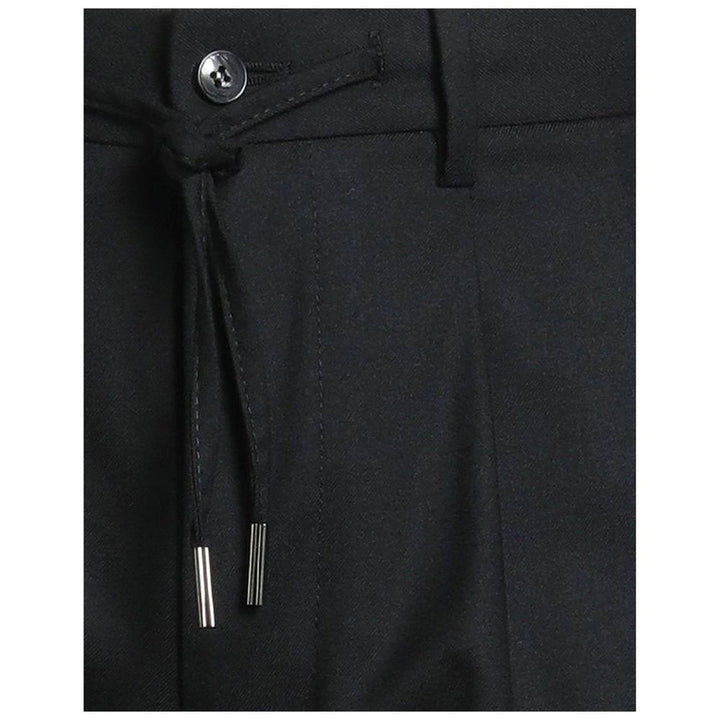 Herno Black Elastane Casual Pants
