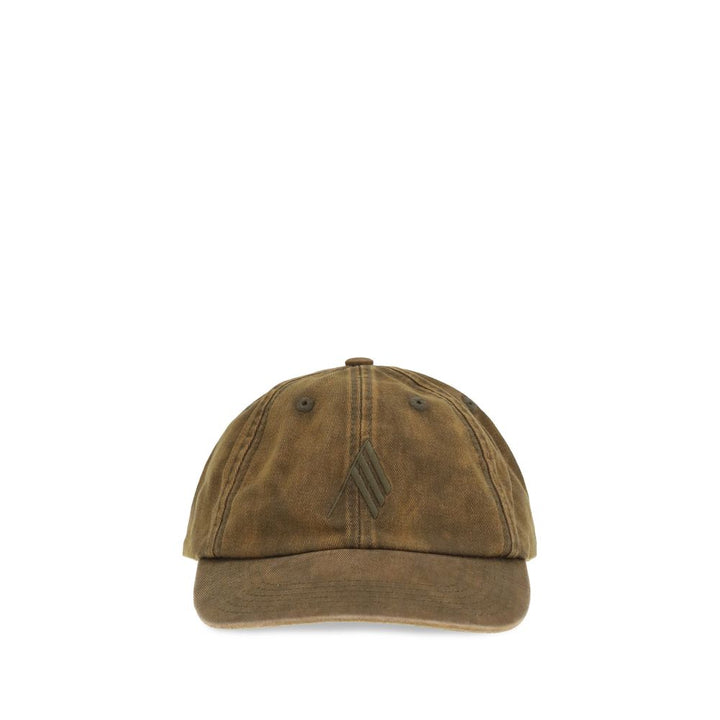The Attico Brown Cotton Cap (Baseball Hat)
