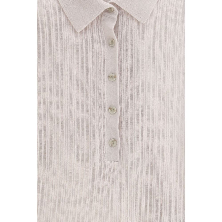 Allude Cream Cashmere Sweatshirt