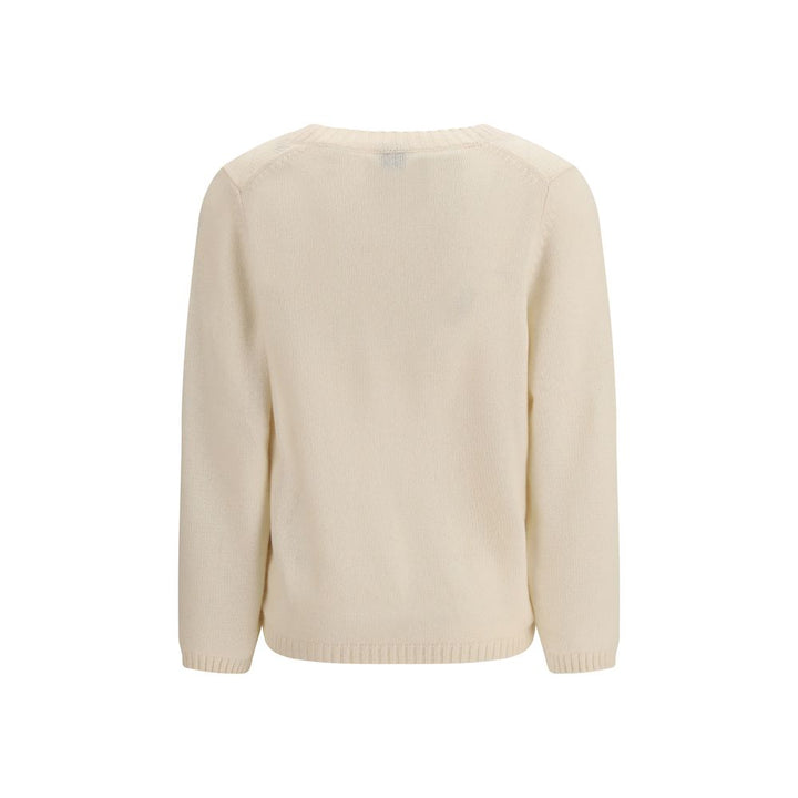 Allude Cream Cashmere Cashmere Sweater
