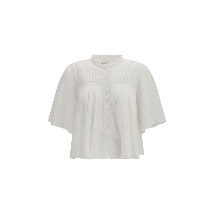 Marant Etoile White Cotton Top