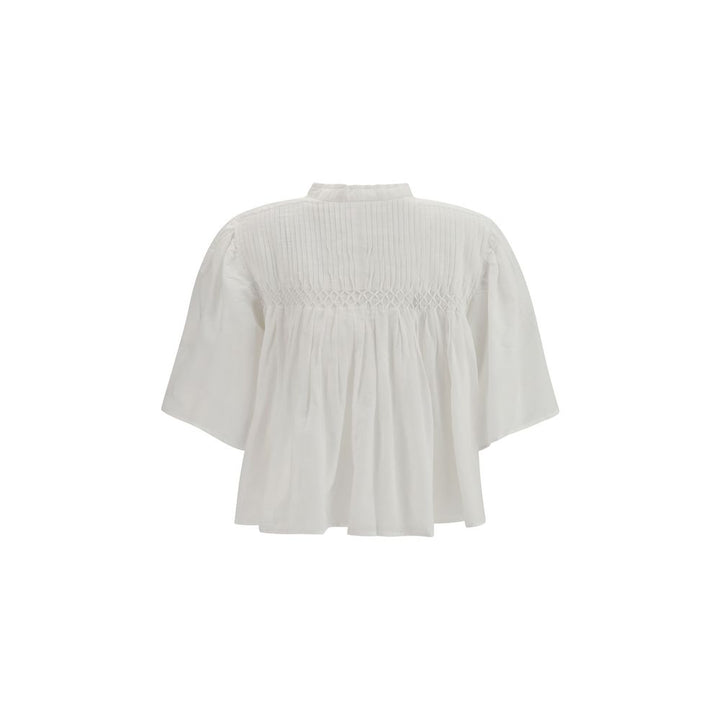 Marant Etoile White Cotton Top