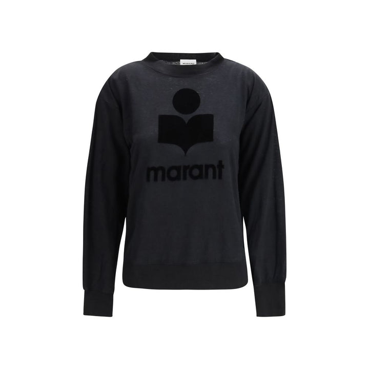 Marant Etoile Black Linen Sweatshirt