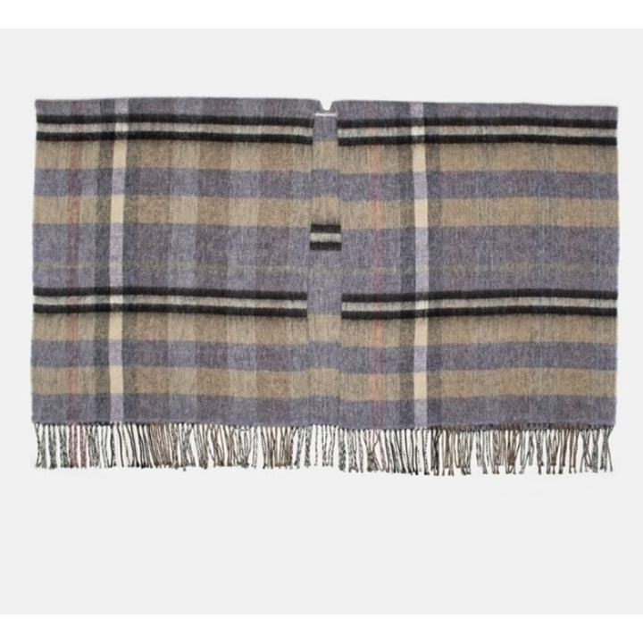 Gas Brown Marabou Poncho