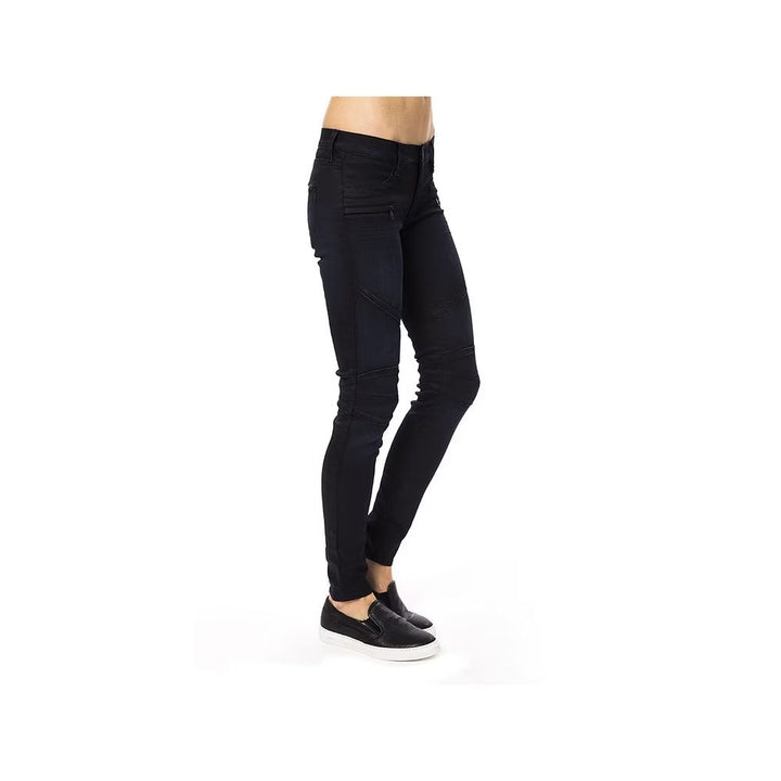 Gas Blue Cotton Skinny Pants