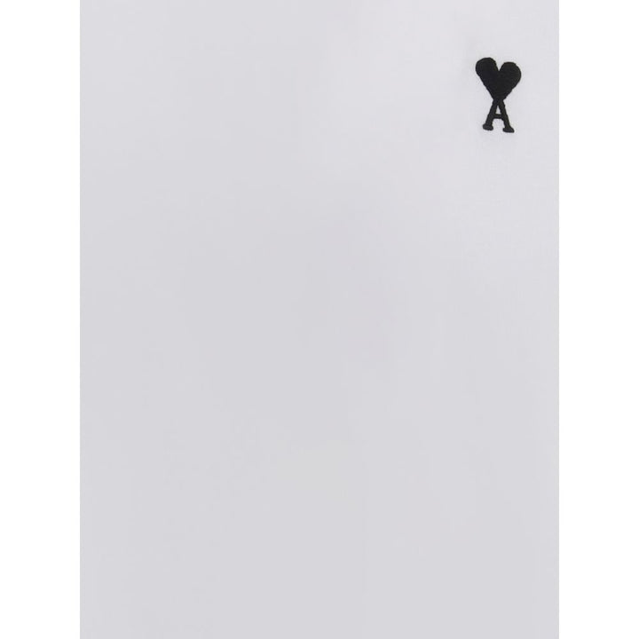 Ami Paris White Cotton T-Shirt